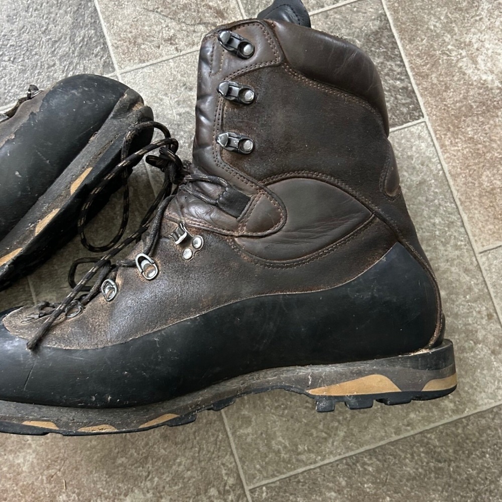 Brown Zamberlan Outdoor Boots Size 11 ~ Mens Heavy Duty Workwear Boots - Picture 4 of 9